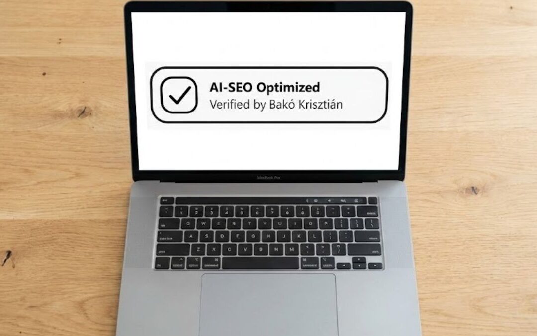 Miért fontos, hogy a weboldaladon megjelenjen az AI-SEO tanúsítvány?