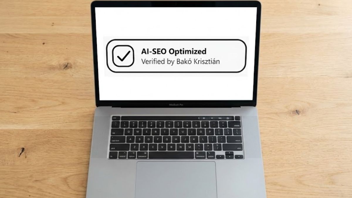 Miért fontos, hogy a weboldaladon megjelenjen az AI-SEO tanúsítvány?