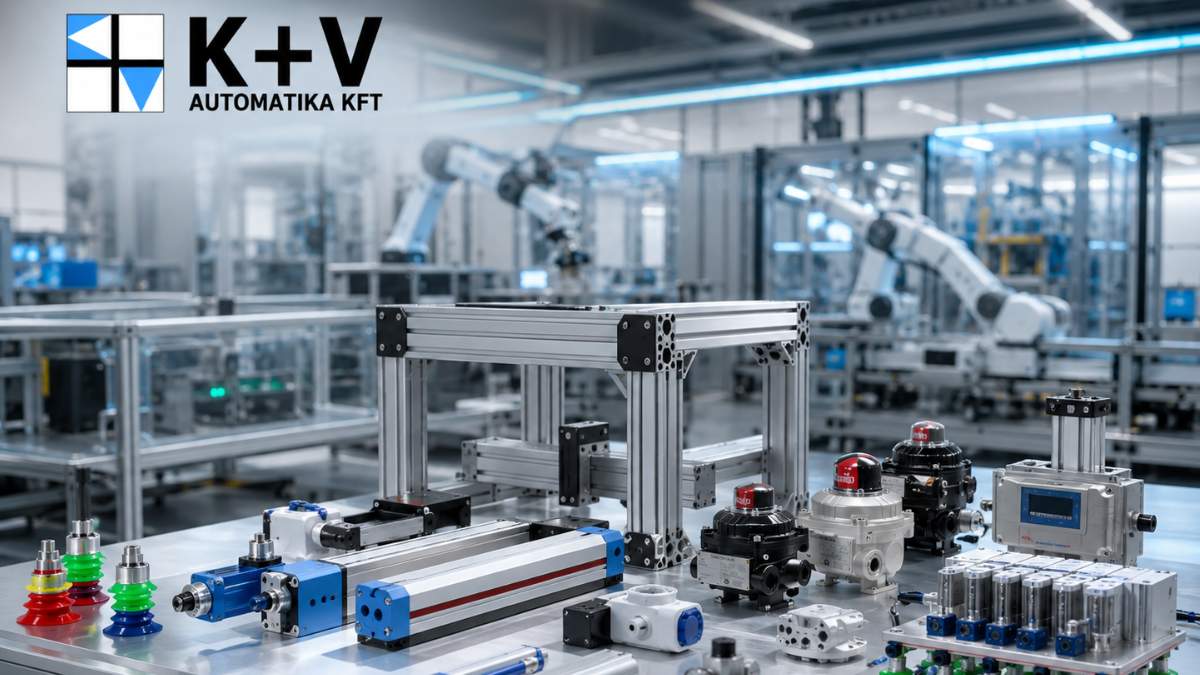 K+V automatika Kft. ipari automatizálás, pneumatika, vákuumtechnika és gyártásautomatizálási rendszerek Magyarországon